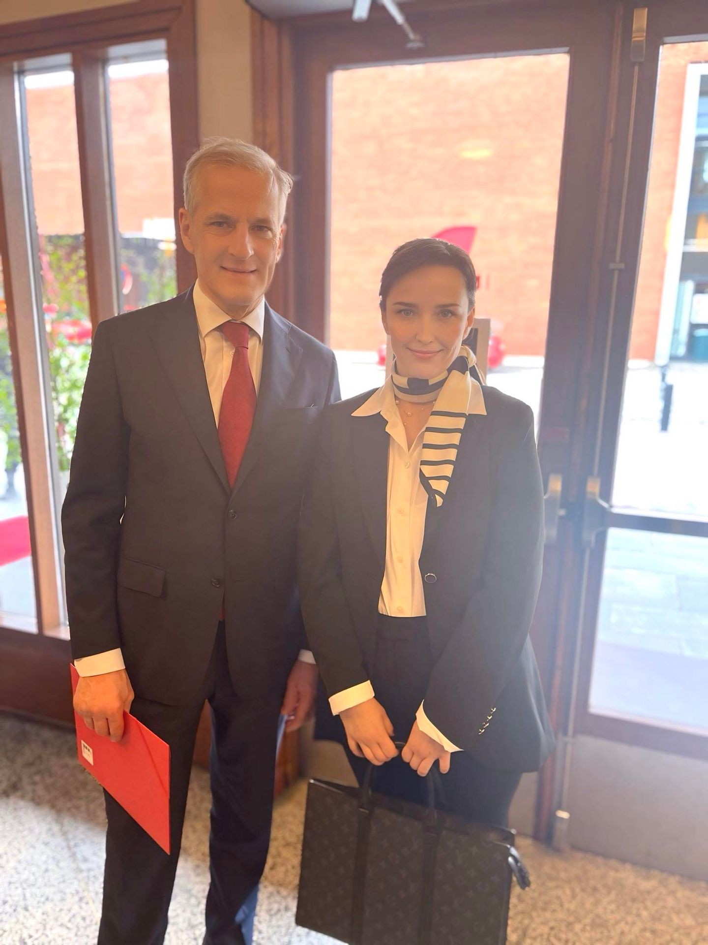 Meeting Prime Minister Jonas Gahr Støre